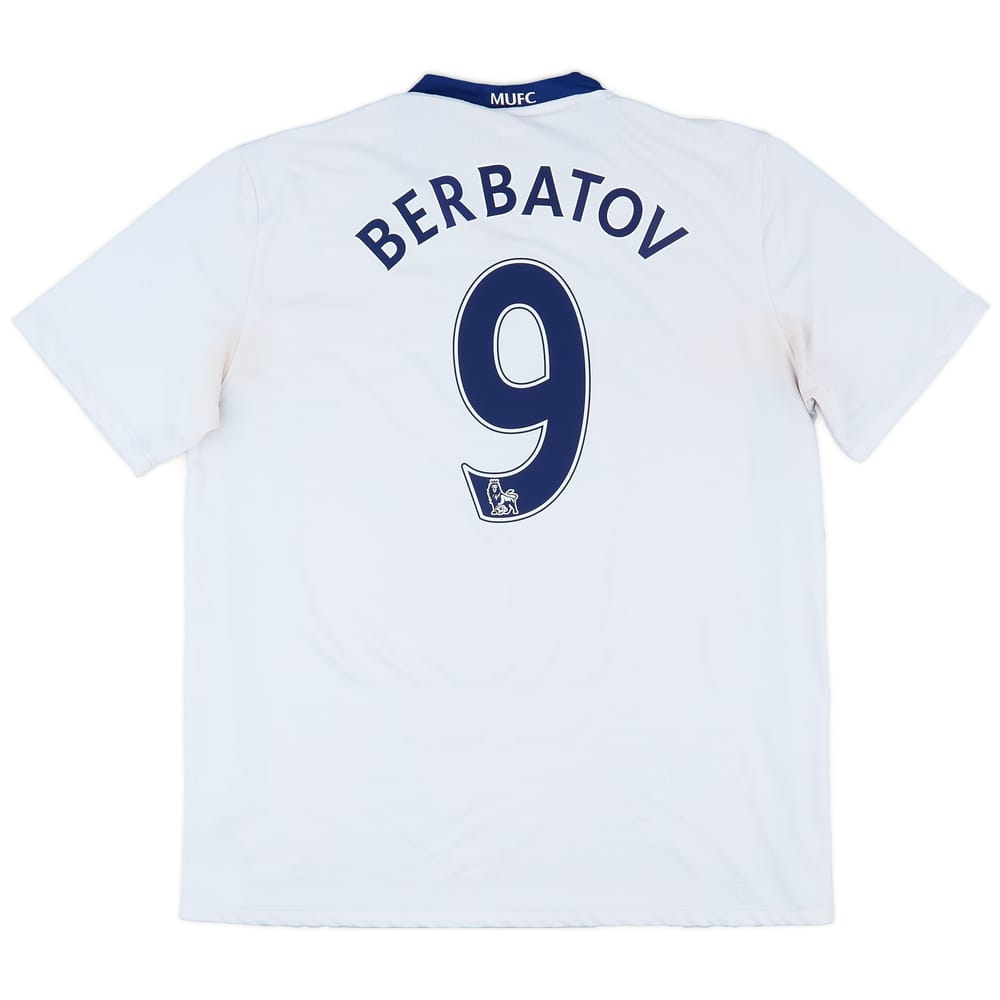 2008-10 Manchester United Away Shirt Berbatov #9 - 6/10 - (L)
