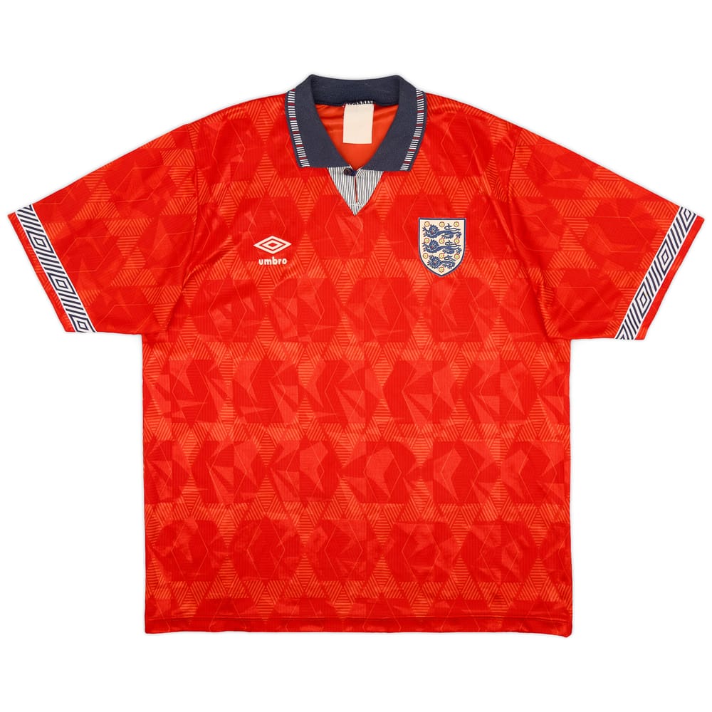 1990-93 England Away Shirt - 9/10 - (XL)