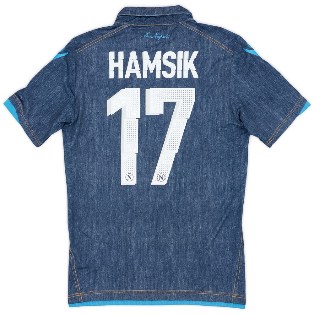 2014-15 Napoli Away Shirt Hamsik #17 - 6/10 - (L)