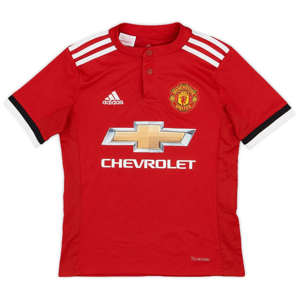 2017-18 Manchester United Home Shirt - 8/10 - (S.Boys)