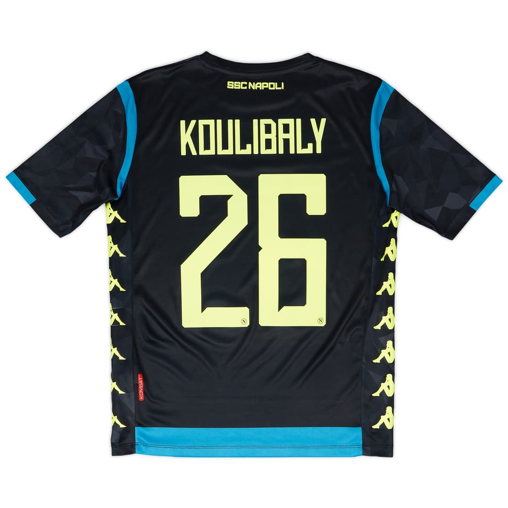 2018-19 Napoli Away European Shirt Koulibaly #26 - 7/10 - (M)