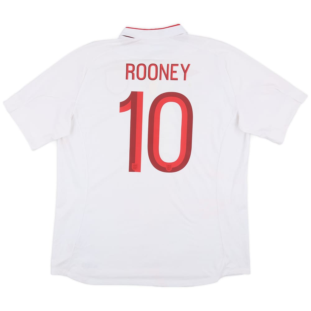2012-13 England Home Shirt Rooney #10 - 6/10 - (XXL)
