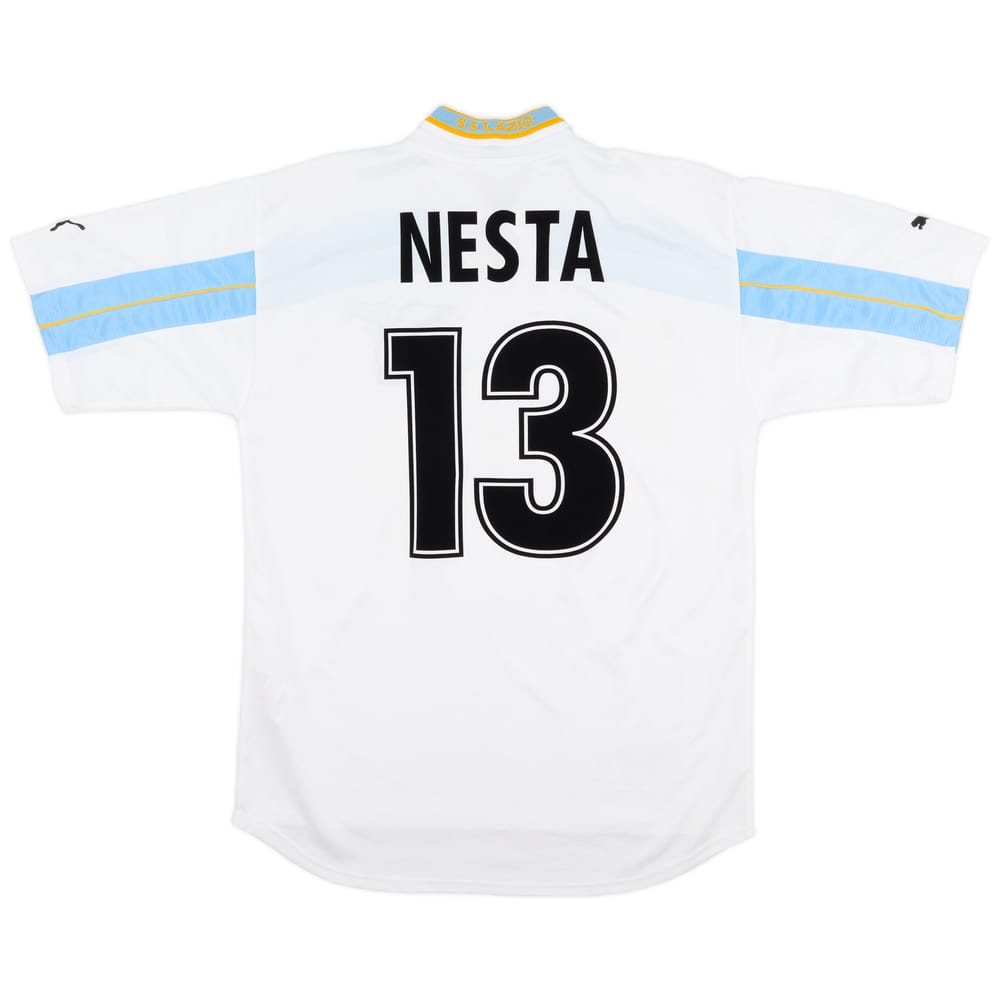 1999-00 Lazio Centenary Home Shirt Nesta #13 - 6/10 - (L)