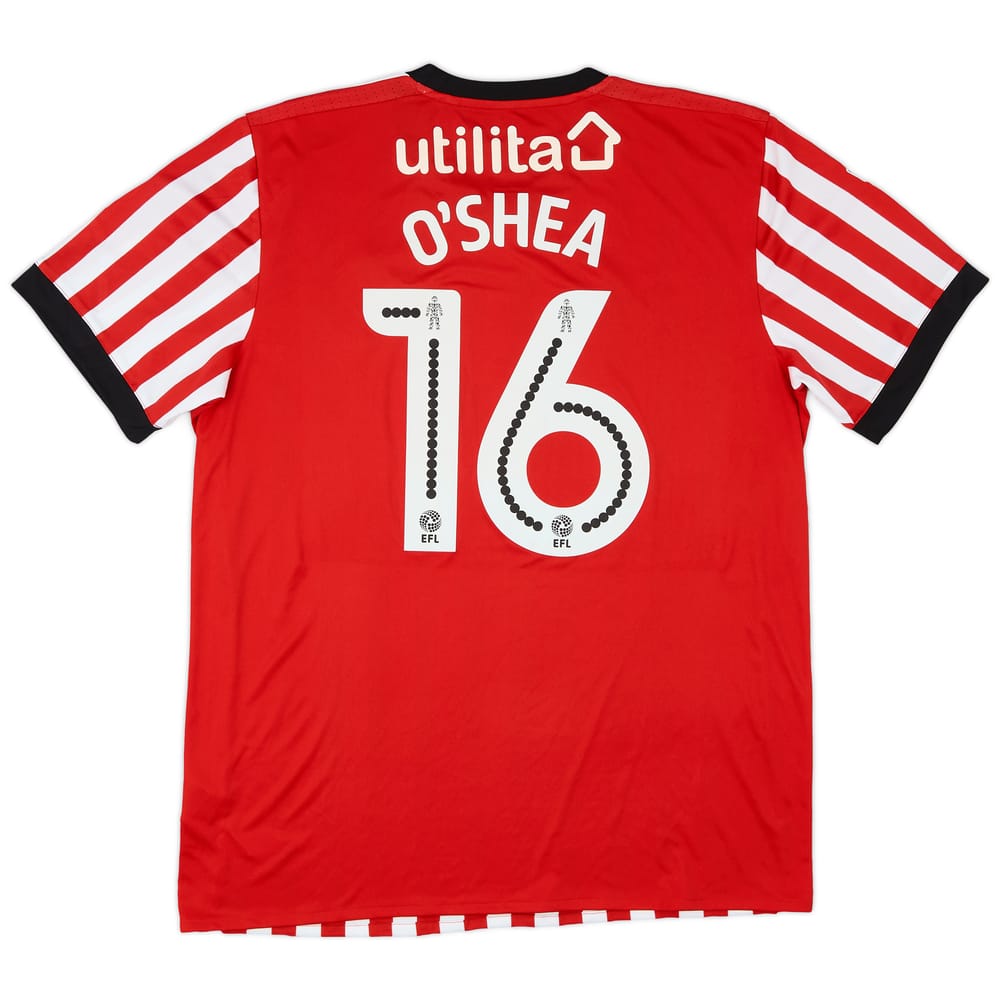 2017-18 Sunderland Match Issue Home Shirt O'Shea #16