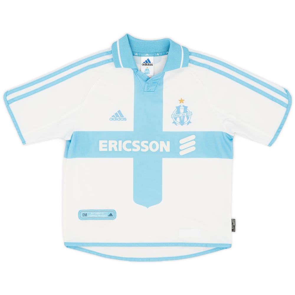 2000-01 Olympique Marseille Home Shirt - 7/10 - (M.Boys)