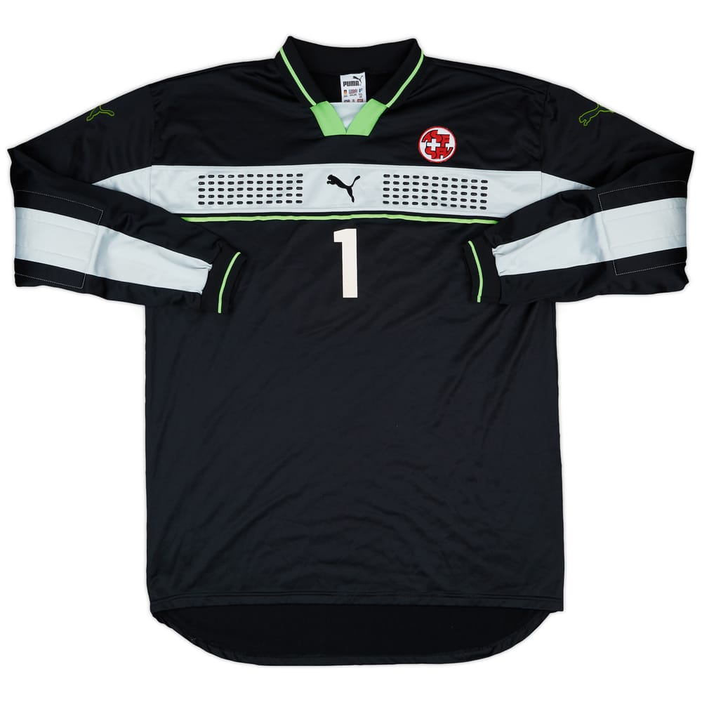 1998-00 Switzerland Match Issue GK Shirt #1