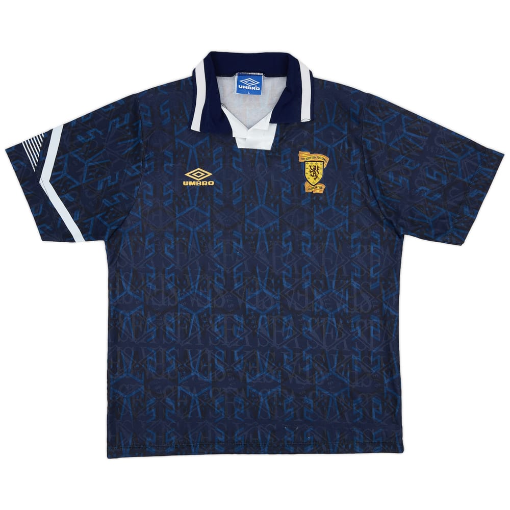 1991-94 Scotland Home Shirt - 9/10 - (L)