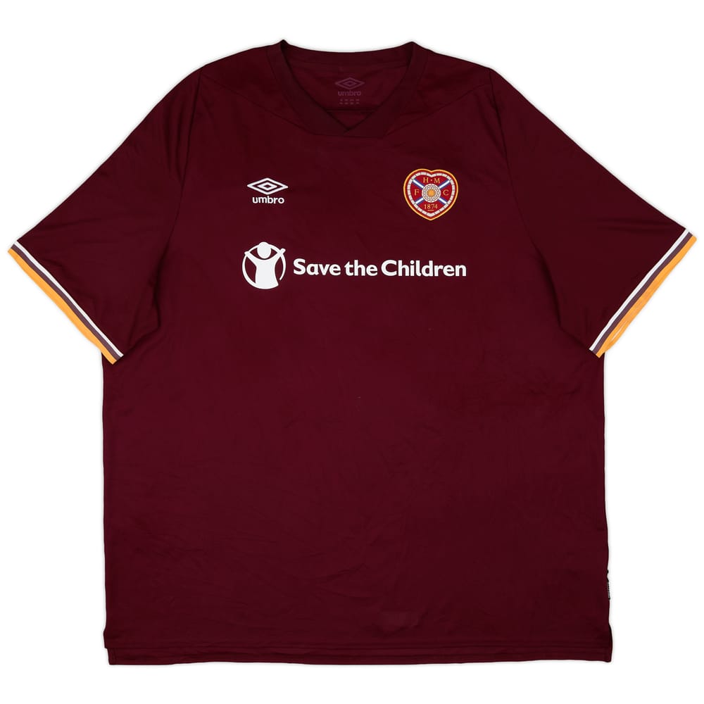 2020-21 Hearts Home Shirt - 8/10 - (4XL)
