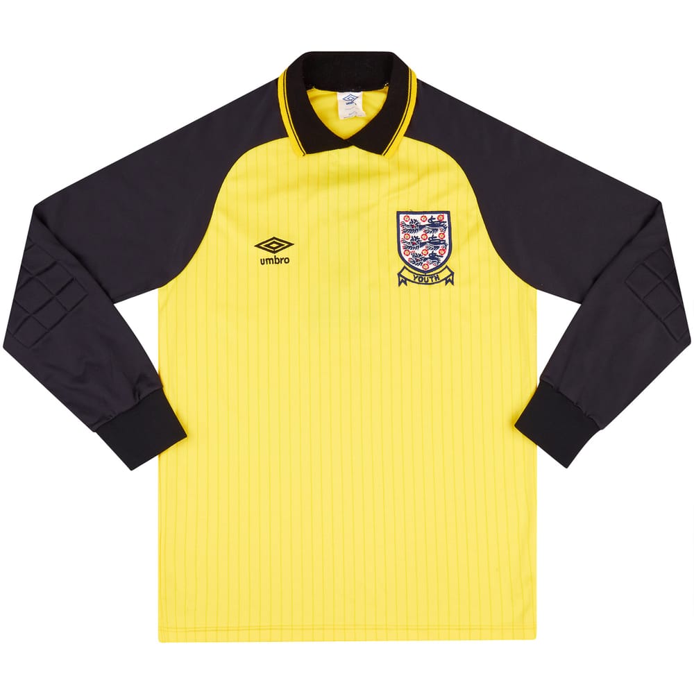 1984-85 England U-18 Match Issue GK Shirt #1 (Digby)
