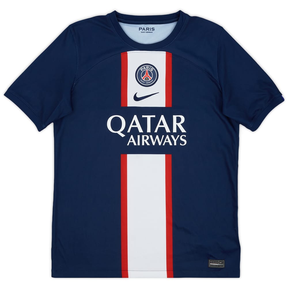 2022-23 Paris Saint-Germain Home Shirt - 7/10 - (XL.Boys)