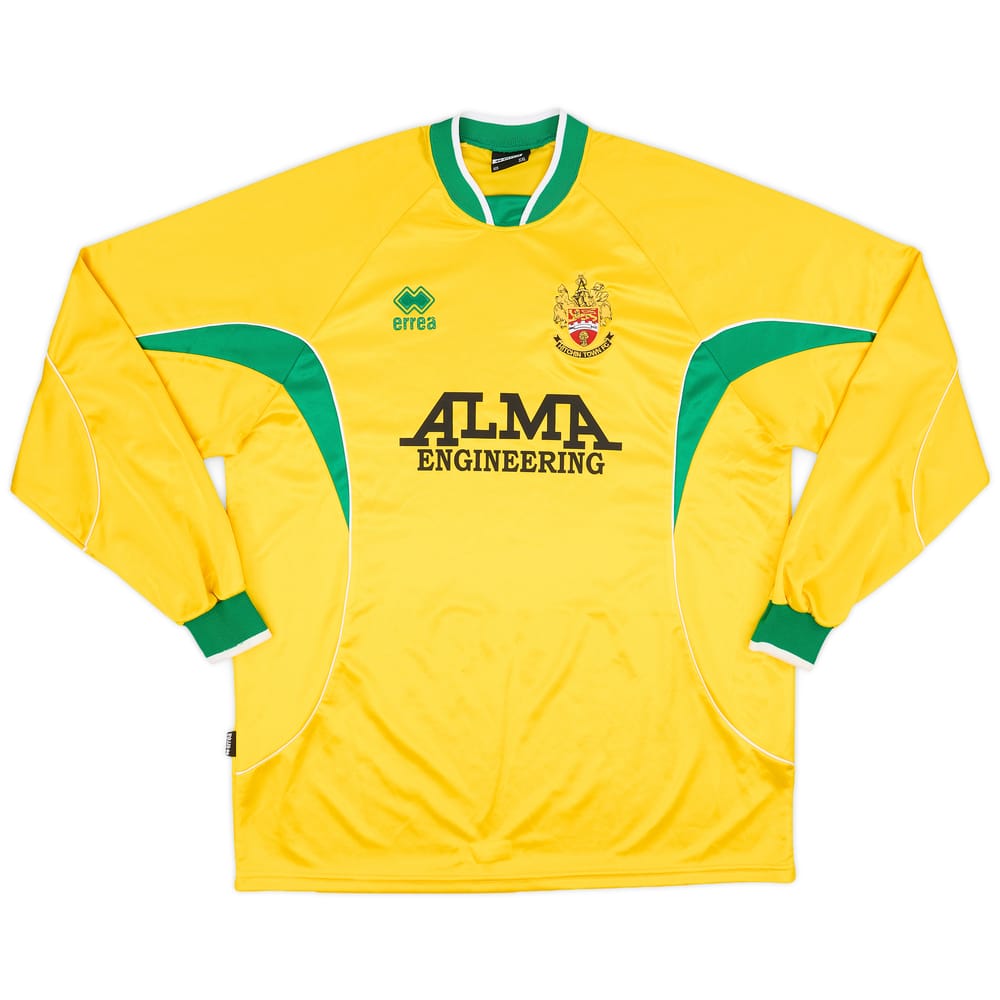 2004-05 Hitchin Town Home L/S Shirt - 9/10 - (XXL)