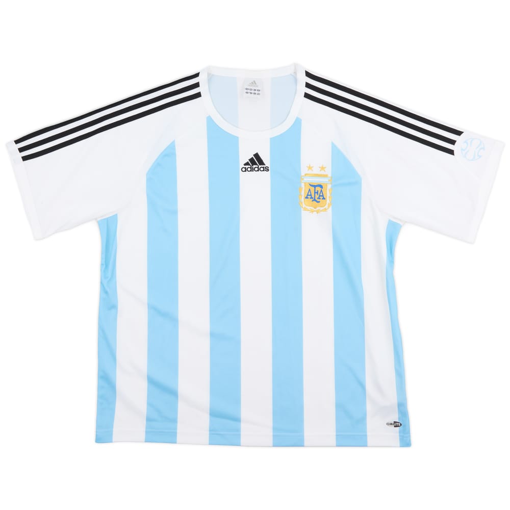 2005-07 Argentina Basic Home Shirt - 9/10 - (XL)