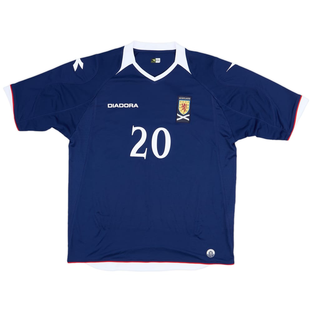 2008-09 Scotland Home Shirt #20 - 9/10 - (XXL)