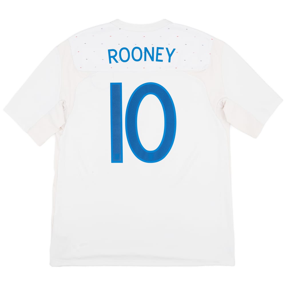 2010-11 England Home Shirt Rooney #10 - 6/10 - (L)