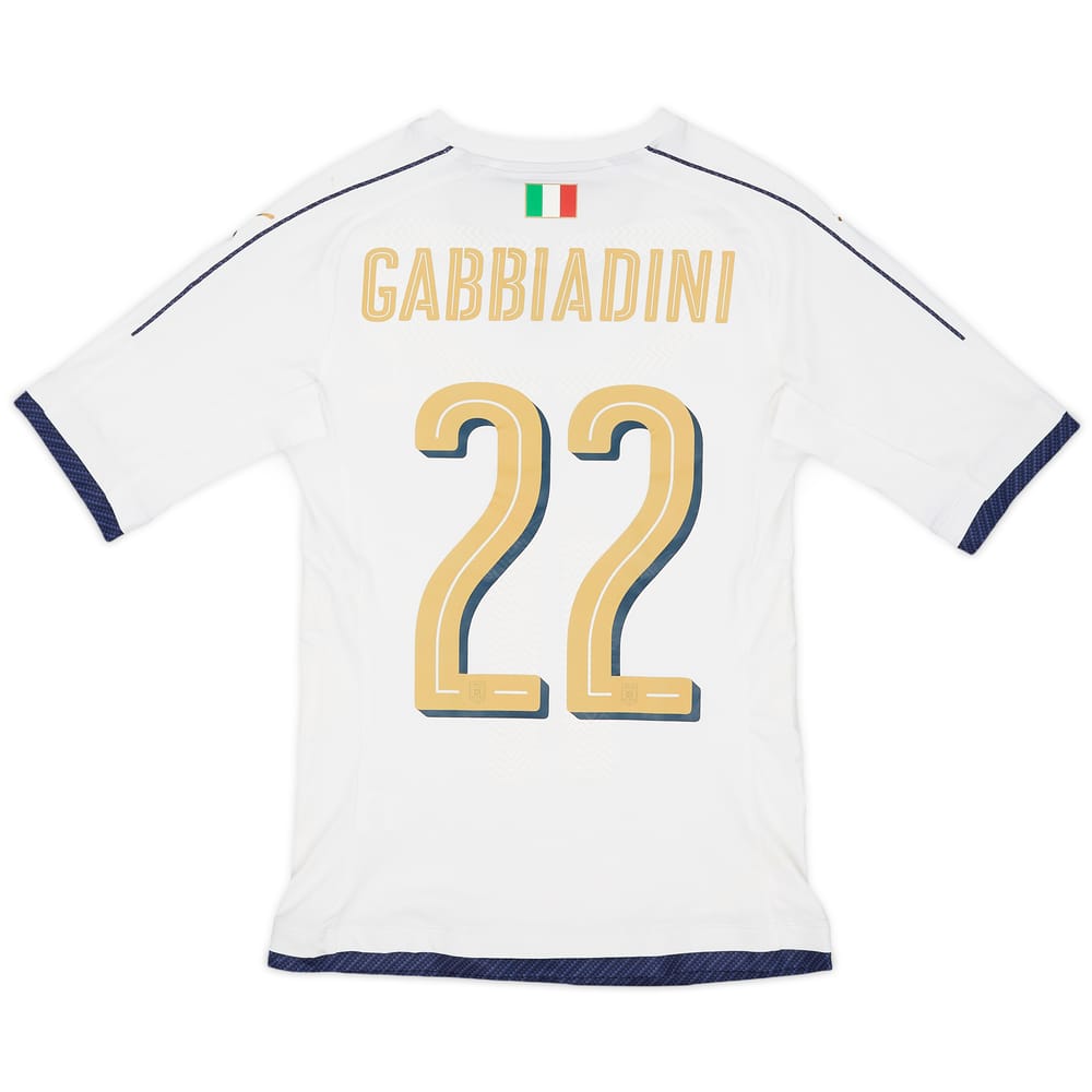 2016-17 Italy Tribute Player Issue Away Shirt Gabbiadini #22 - 8/10 - (M)