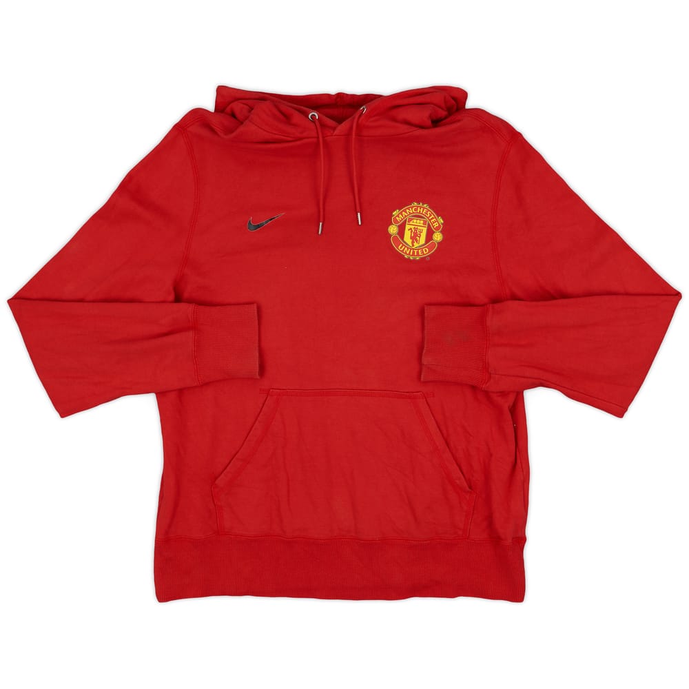 2012-13 Manchester United Nike Hooded Sweat Top - 7/10 - (L)