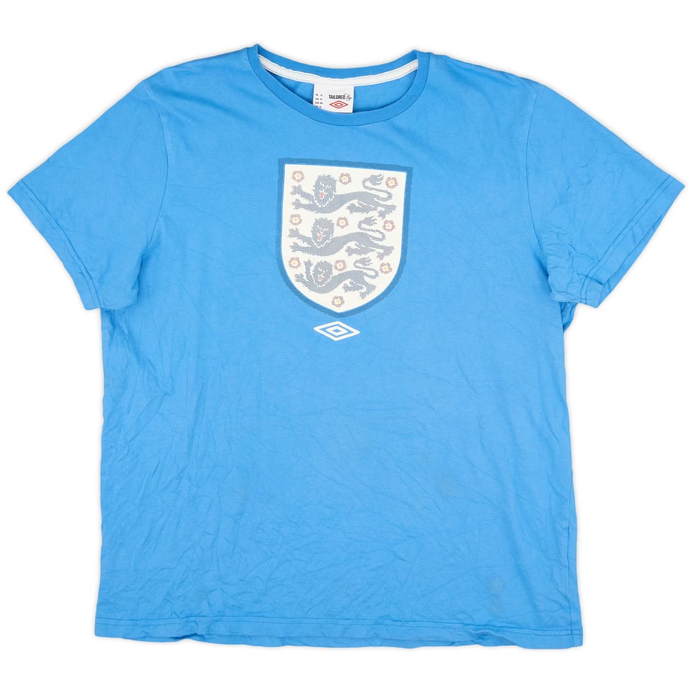 2012-13 England Umbro Cotton Tee - 8/10 - (Women's XL)