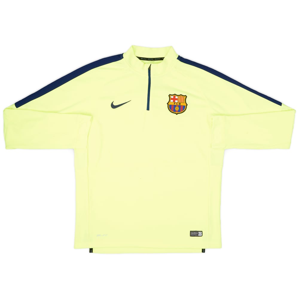 2017-18 Barcelona Nike 1/4 Zip Training Top - 6/10 - (L)