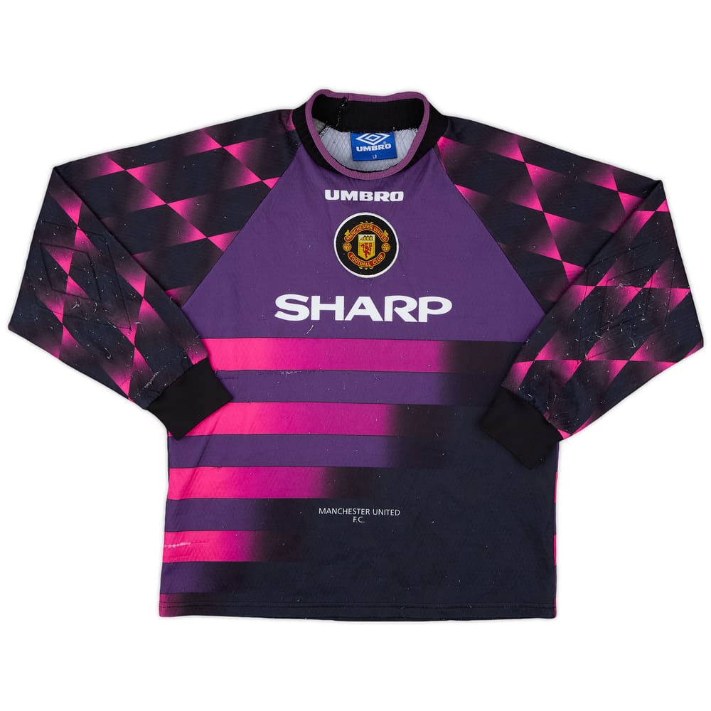 1996-97 Manchester United GK Shirt - 6/10 - (L.Boys)