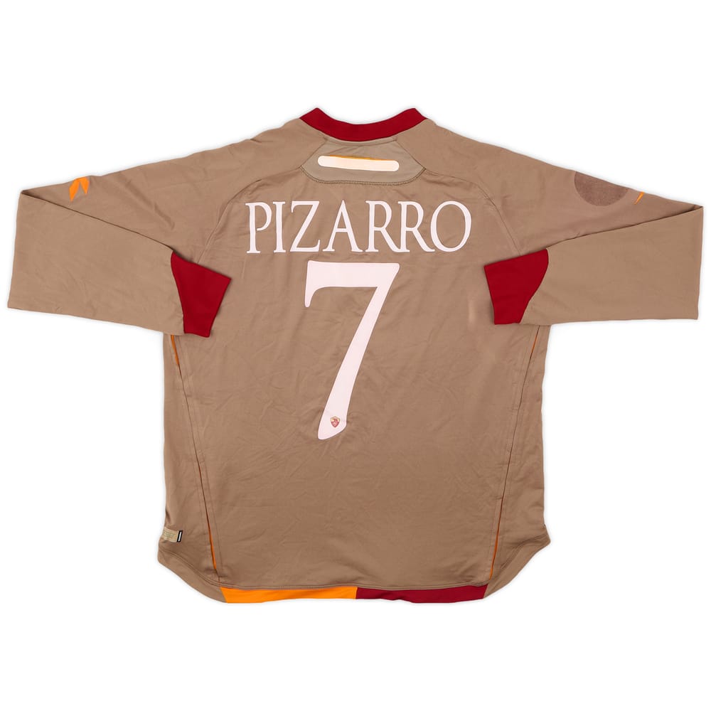 2006-07 Roma Third L/S Shirt Pizarro #7 - 4/10 - (L)