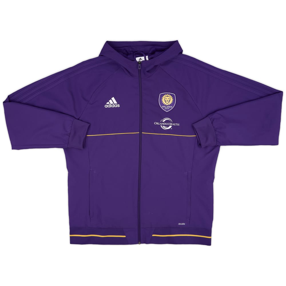 2016-17 Orlando City adidas Hooded Rain Jacket - 9/10 - (XL)