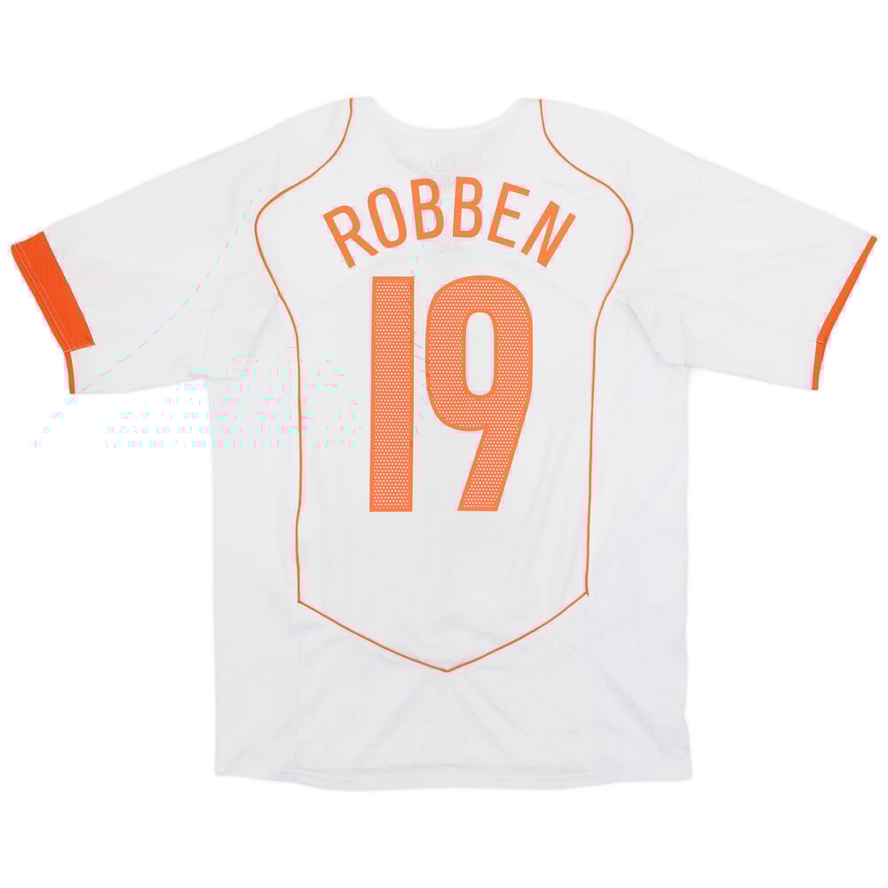 2004-06 Netherlands Away Shirt Robben #19 - 6/10 - (M)