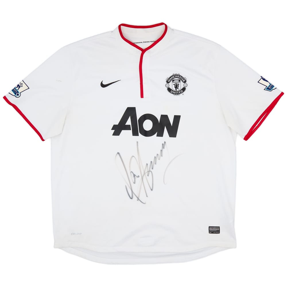 2012-14 Manchester United Signed Away Shirt - 7/10 - (XXL)
