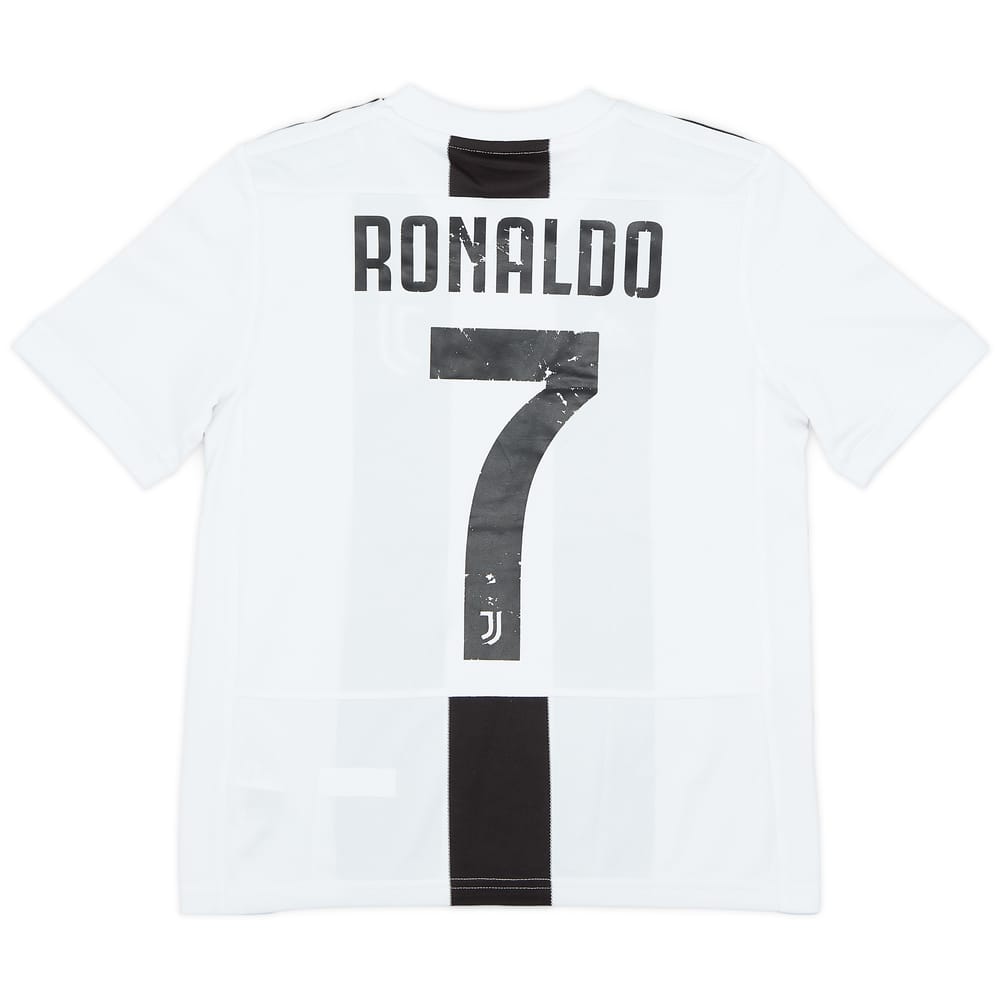 2018-19 Juventus Home Shirt Ronaldo #7 - 4/10 - (S.Boys)