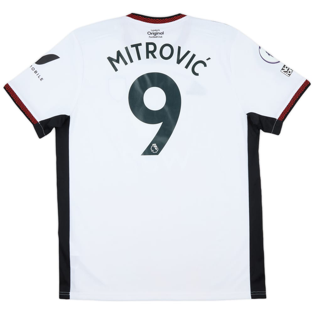 2022-23 Fulham Match Issue Home Shirt Mitrovic #9