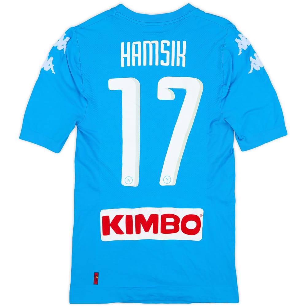 2016-17 Napoli Authentic Home Shirt Hamsik #17 - 7/10 - (XL/XXL)
