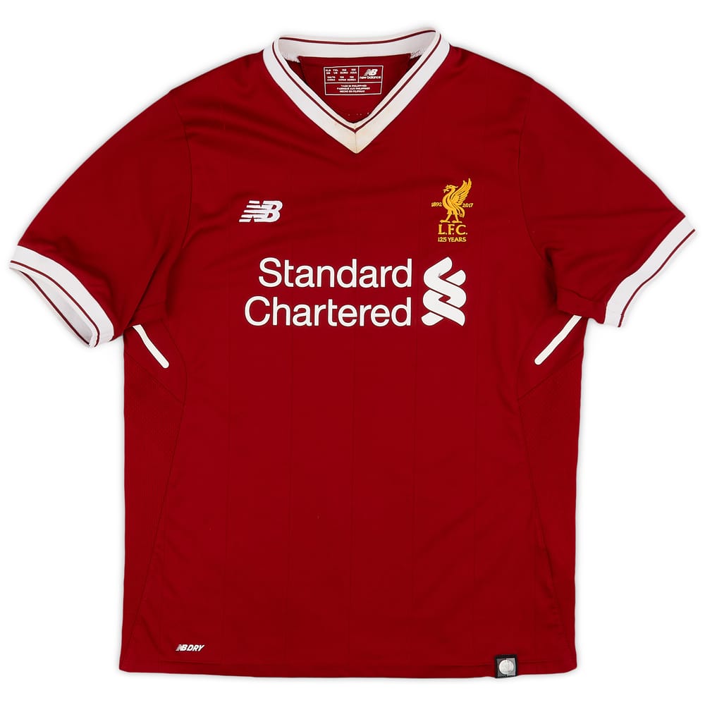 2017-18 Liverpool 125 Years Home Shirt - 6/10 - (XL.Boys)