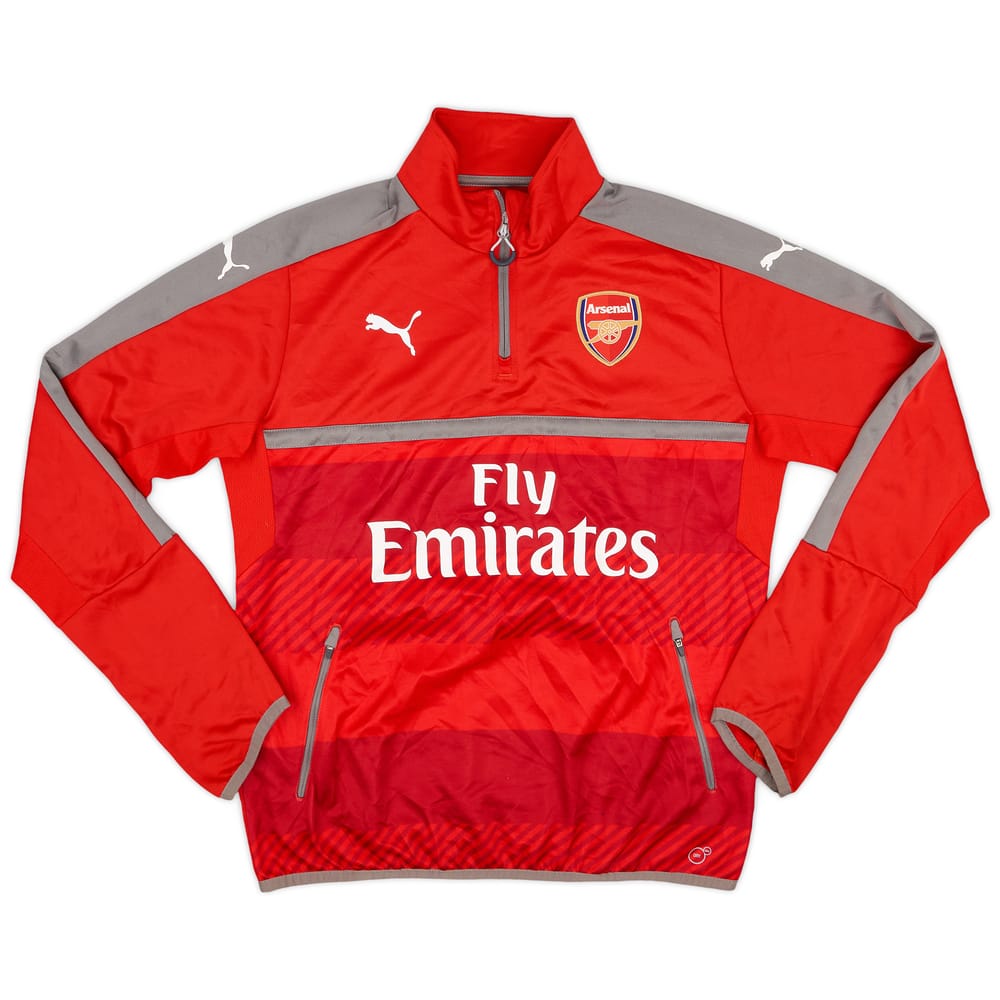 2016-17 Arsenal Puma 1/4 Zip Training Top - 8/10 - (L)