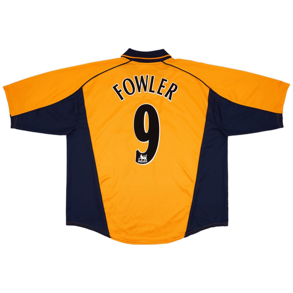 2000-02 Liverpool Away Shirt Fowler #9 - 8/10 - (XXL)