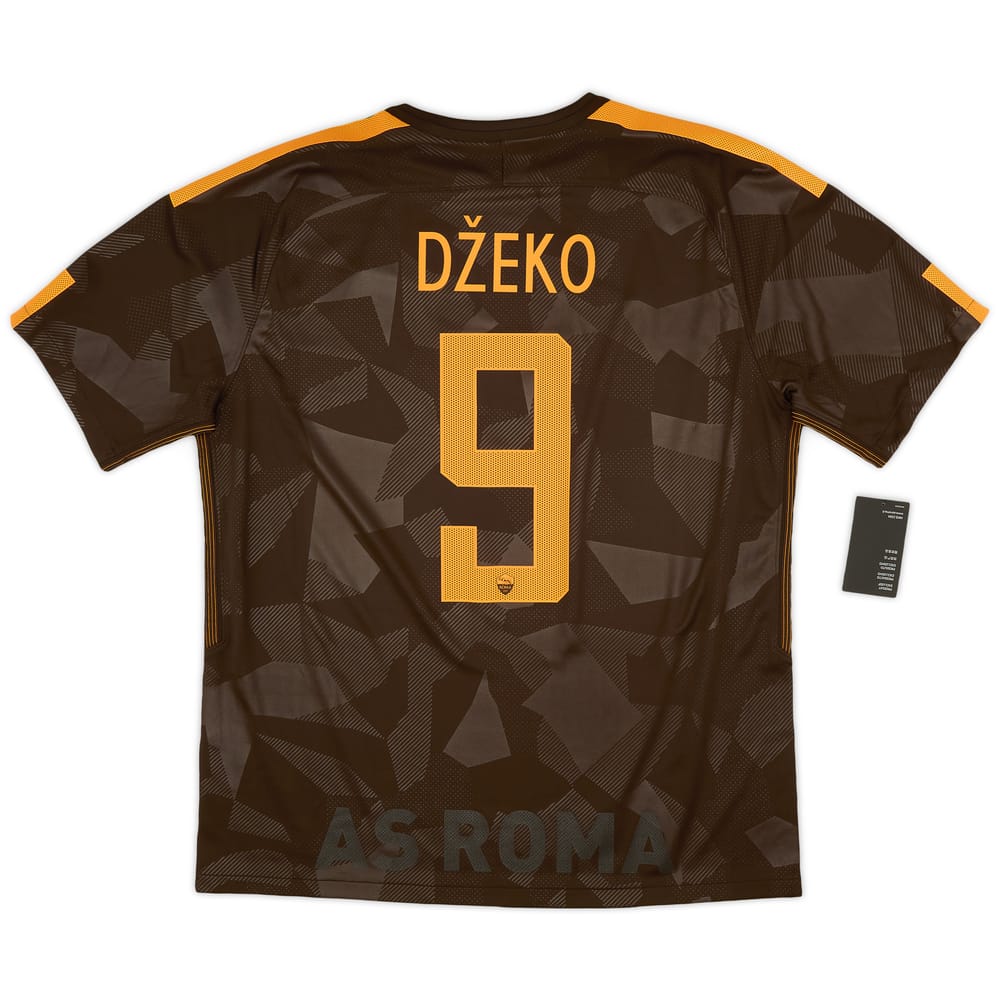 2017-18 Roma Third Shirt Dzeko #9 (XL)