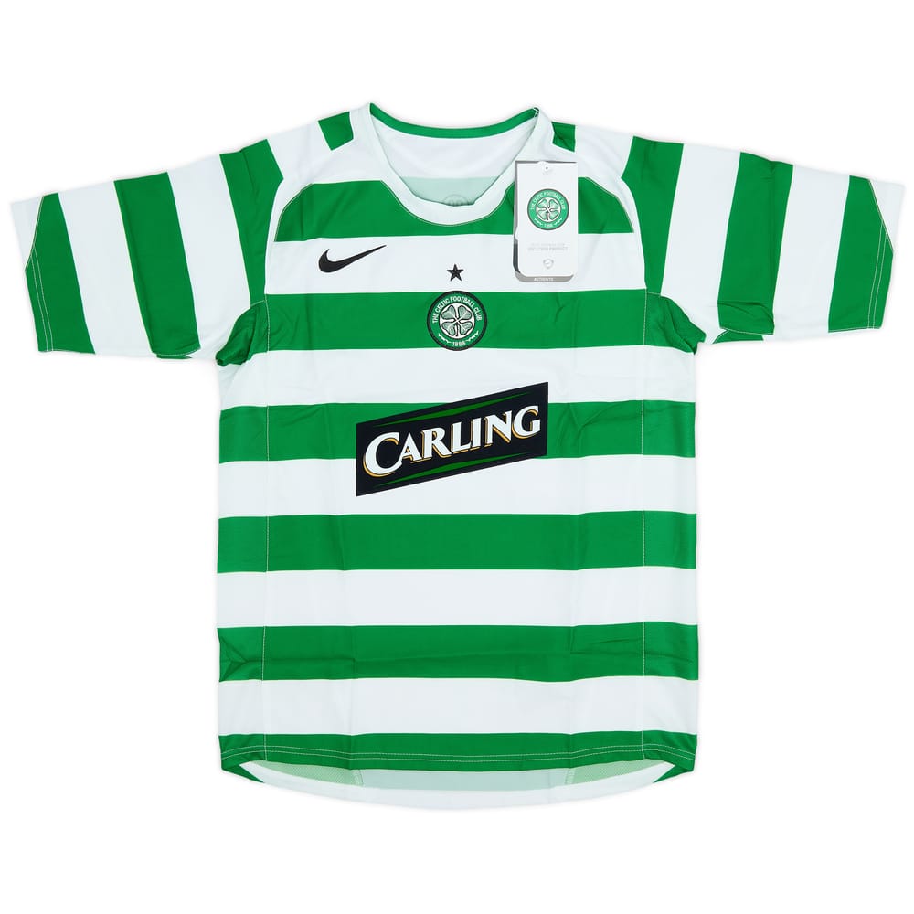 2005-07 Celtic Home Shirt (L.Boys)