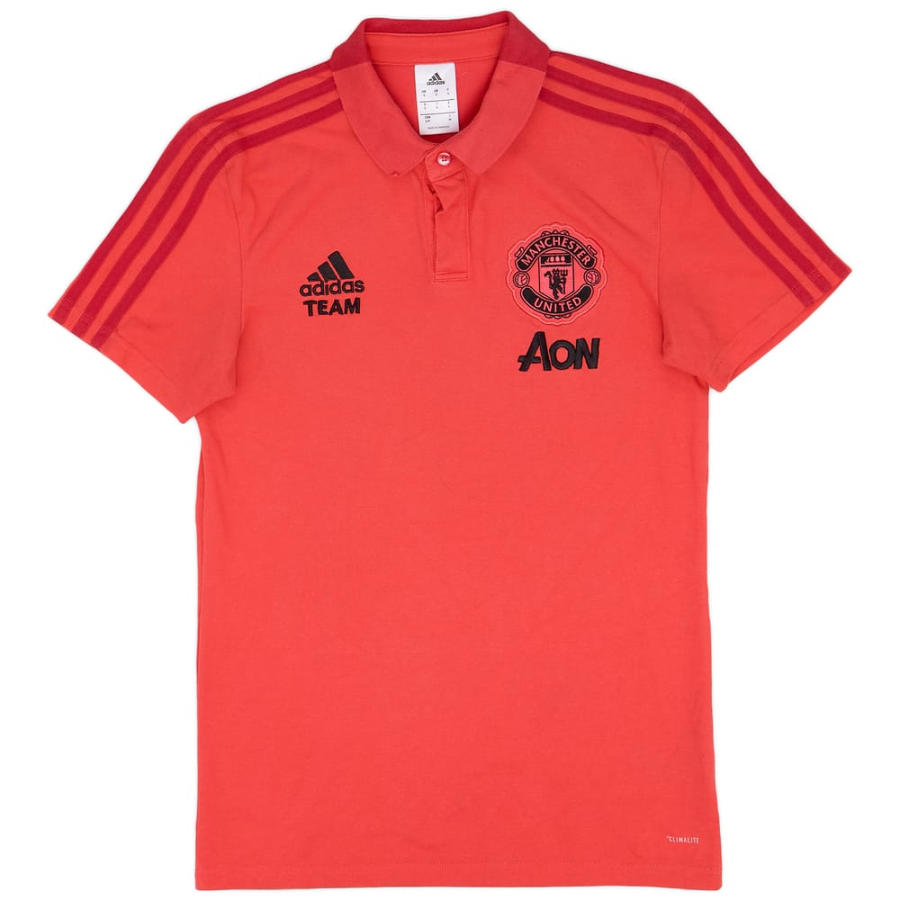 2018-19 Manchester United adidas Polo Shirt - 9/10 - (S)