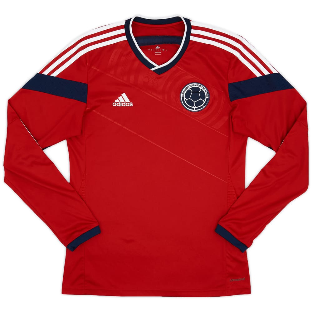 2014-15 Colombia Away L/S Shirt - 8/10 - (S)