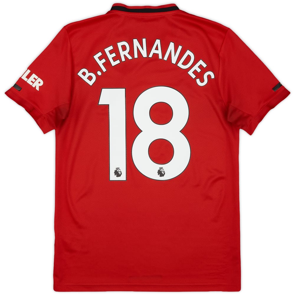 2019-20 Manchester United Home Shirt B.Fernandes #18 - 5/10 - (S)