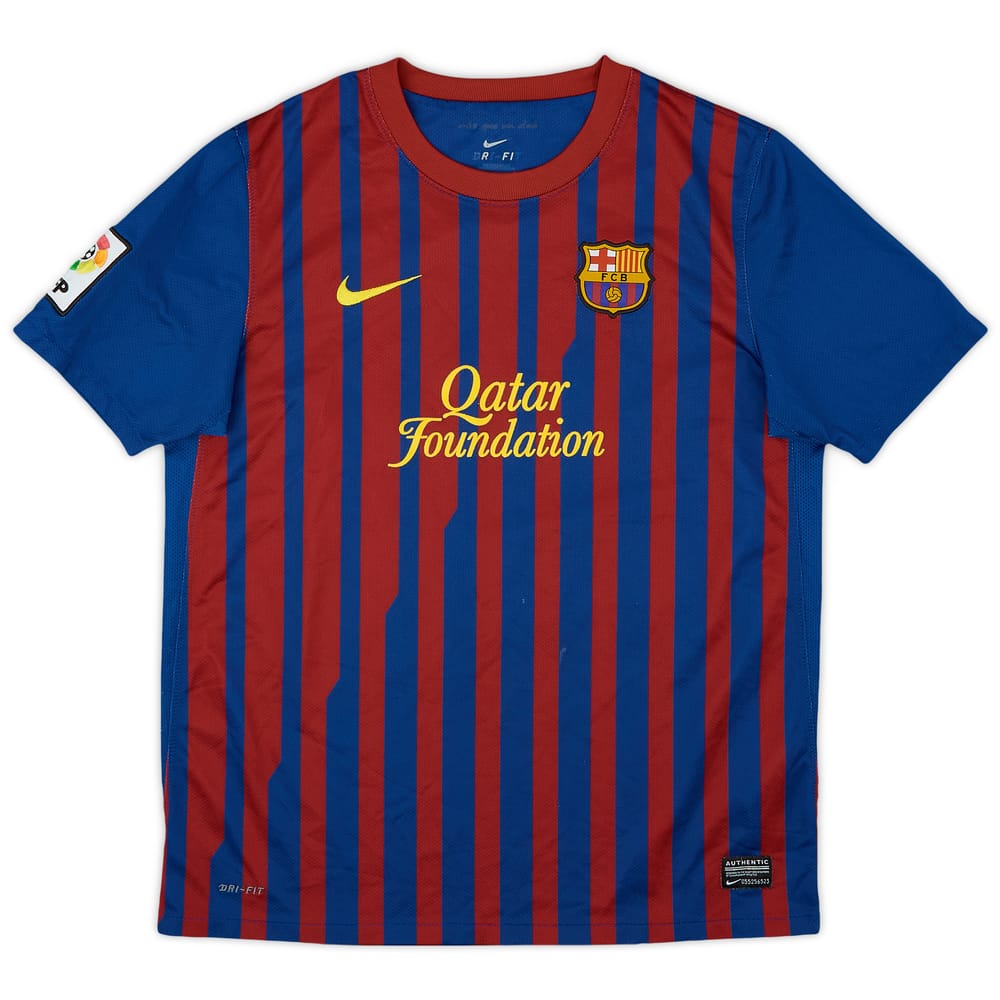 2011-12 Barcelona Home Shirt - 7/10 - (XL.Boys)