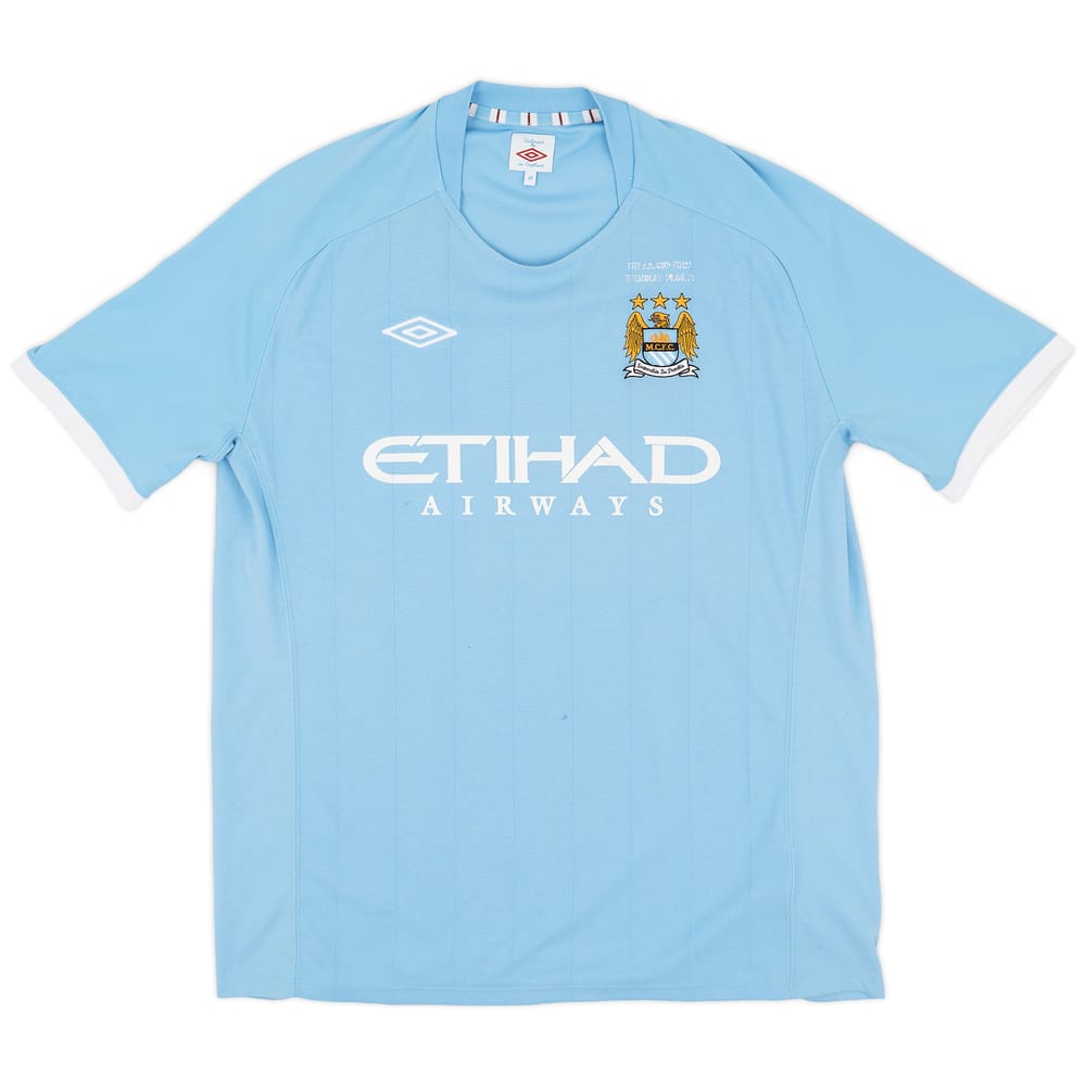 2010-11 Manchester City &#039;FA Cup Final&#039; Home Shirt - 6/10 - (XXL)