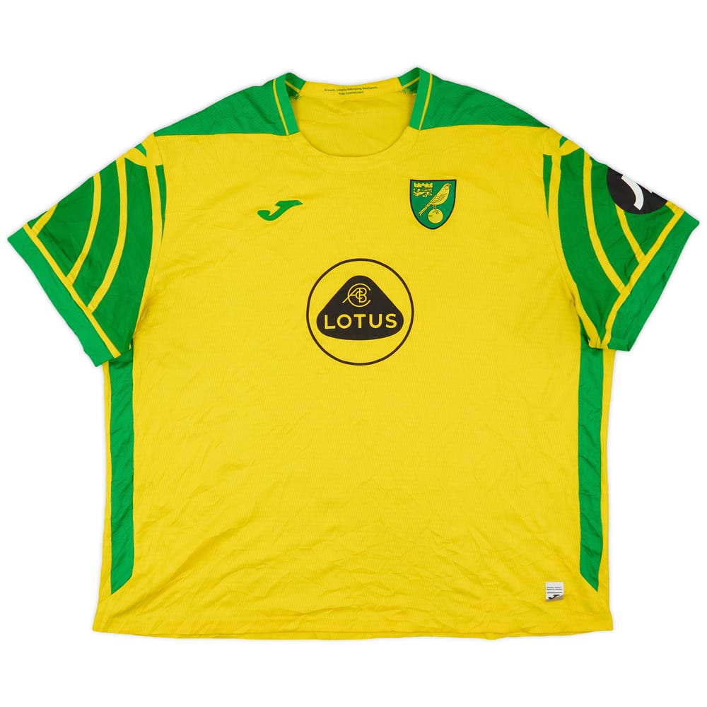 2021-22 Norwich Home Shirt - 8/10 - (XXL)