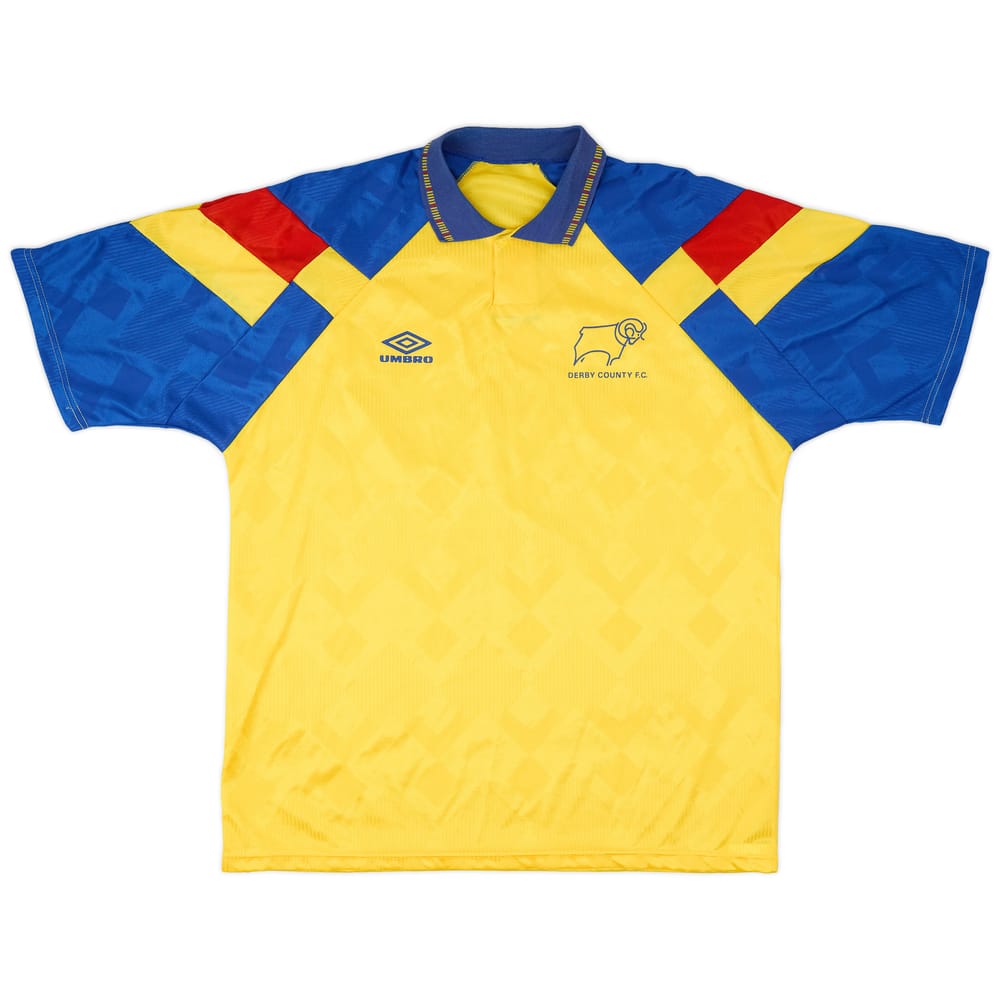 1991-92 Derby County Third Shirt - 8/10 - (XXL)