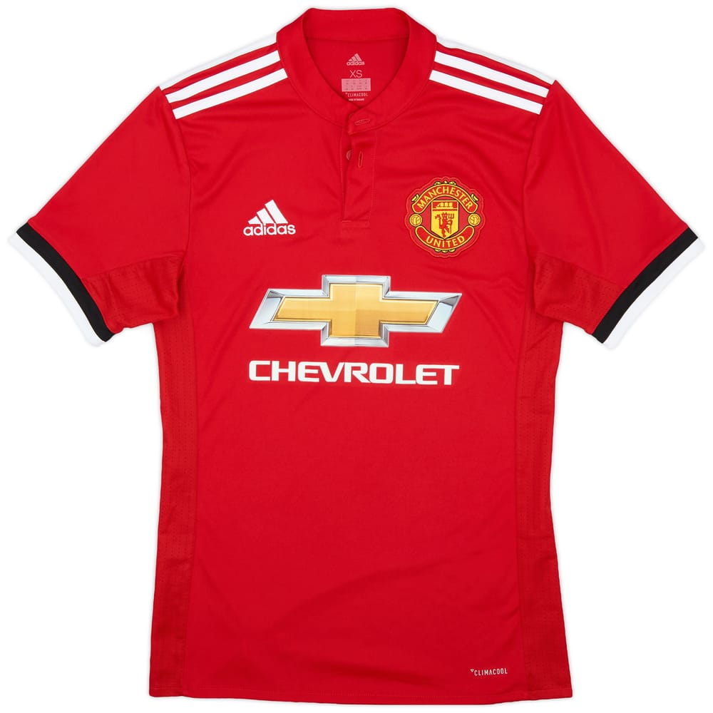 2017-18 Manchester United Home Shirt - 8/10 - (XS)