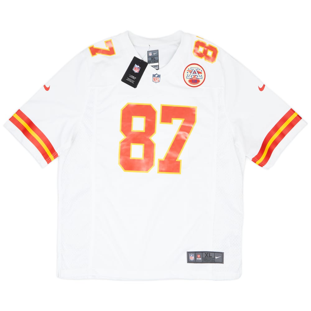 2013-24 Kansas City Chiefs Kelce #87 Nike Game Away Jersey (XL)