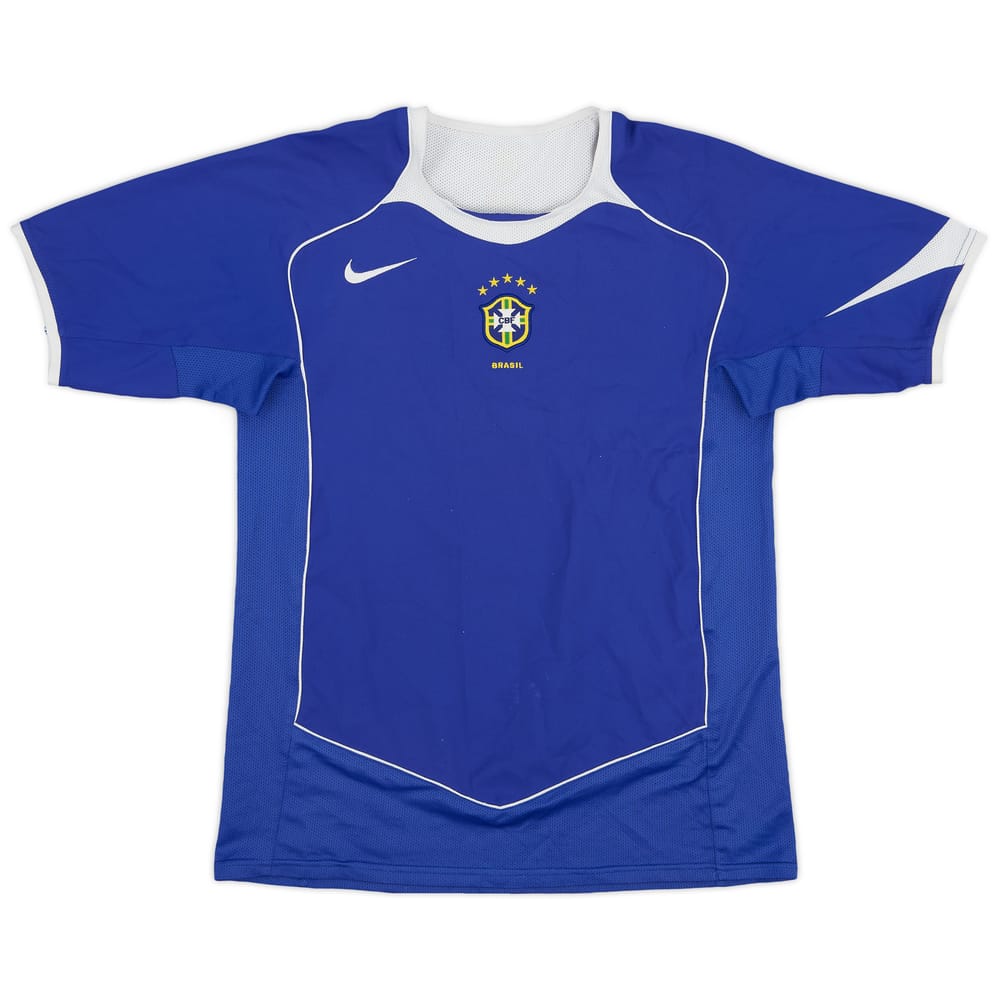 2004-06 Brazil Away Shirt - 7/10 - (XL.Boys)