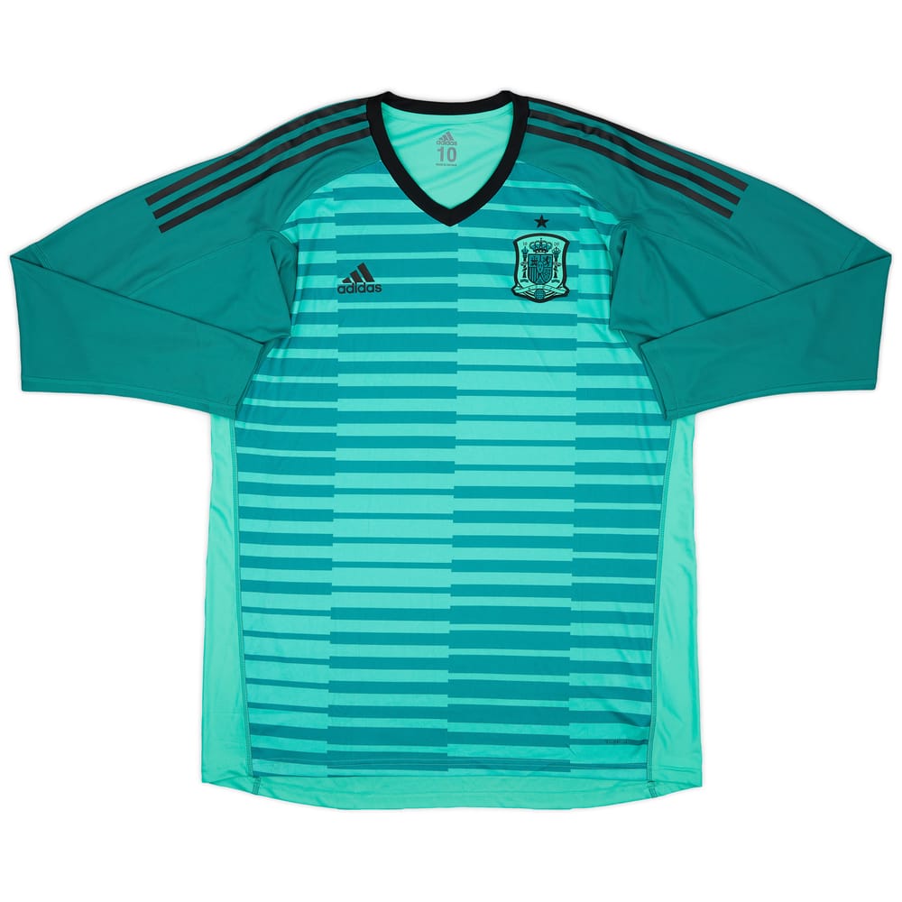 2018-19 Spain Player Issue GK Shirt - 8/10 - (XL)
