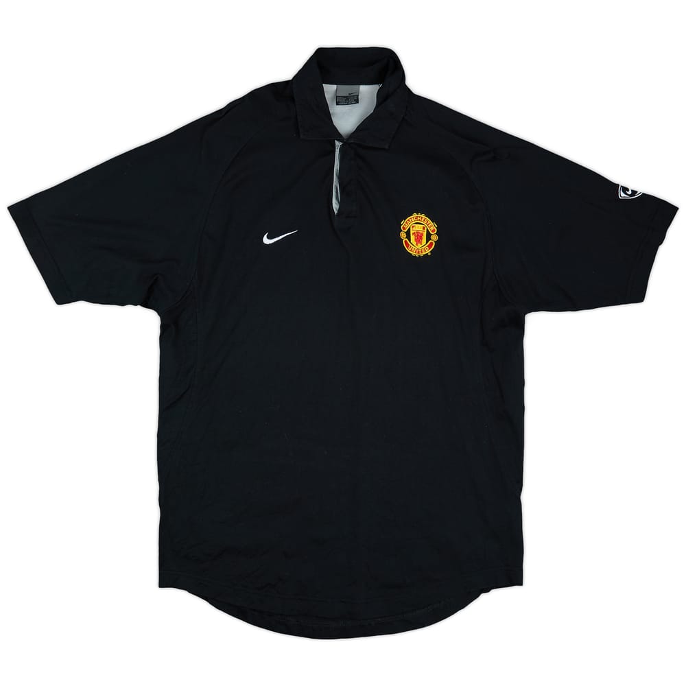 2003-04 Manchester United Nike Polo Shirt - 8/10 - (L)