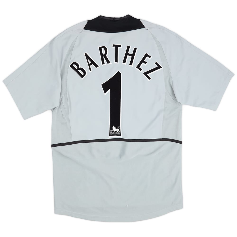 2002-04 Manchester United GK S/S Shirt Barthez #1 - 8/10 - (S)