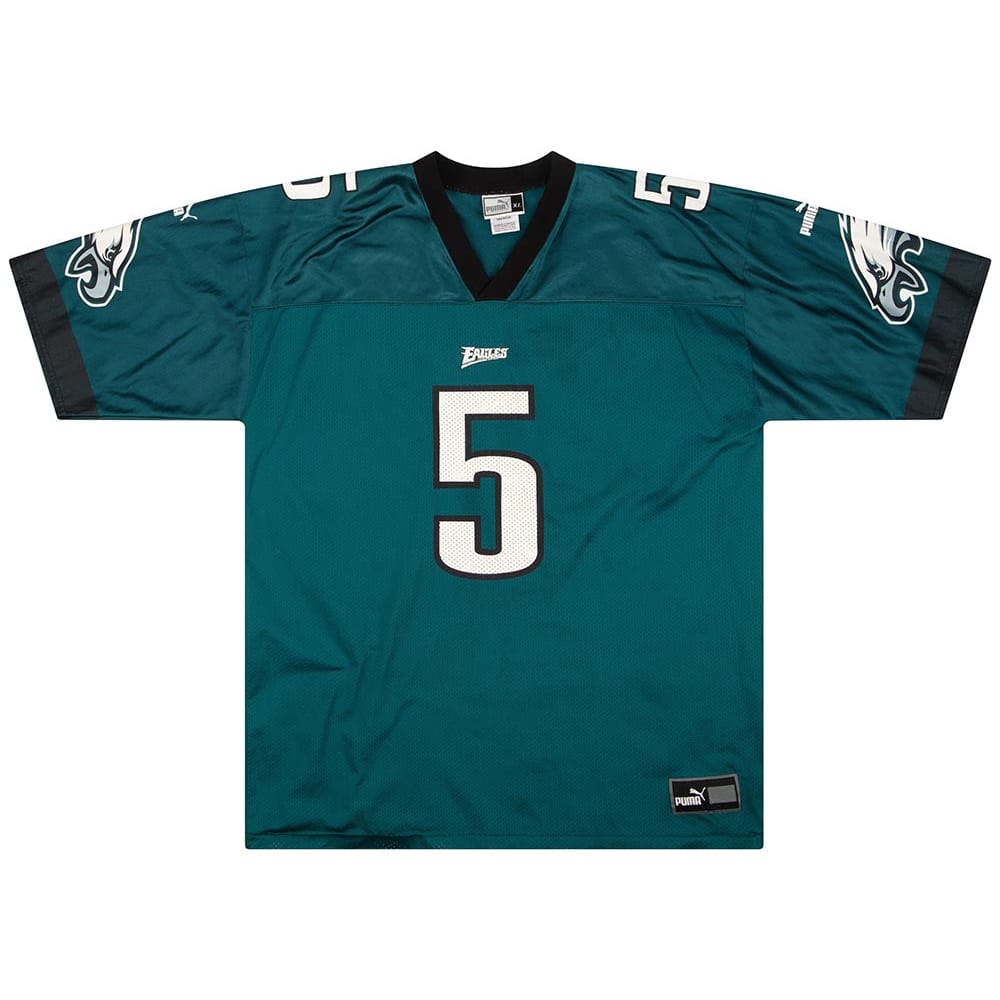 1999-00 Philadelphia Eagles McNabb #5 Puma Jersey (Home) XL