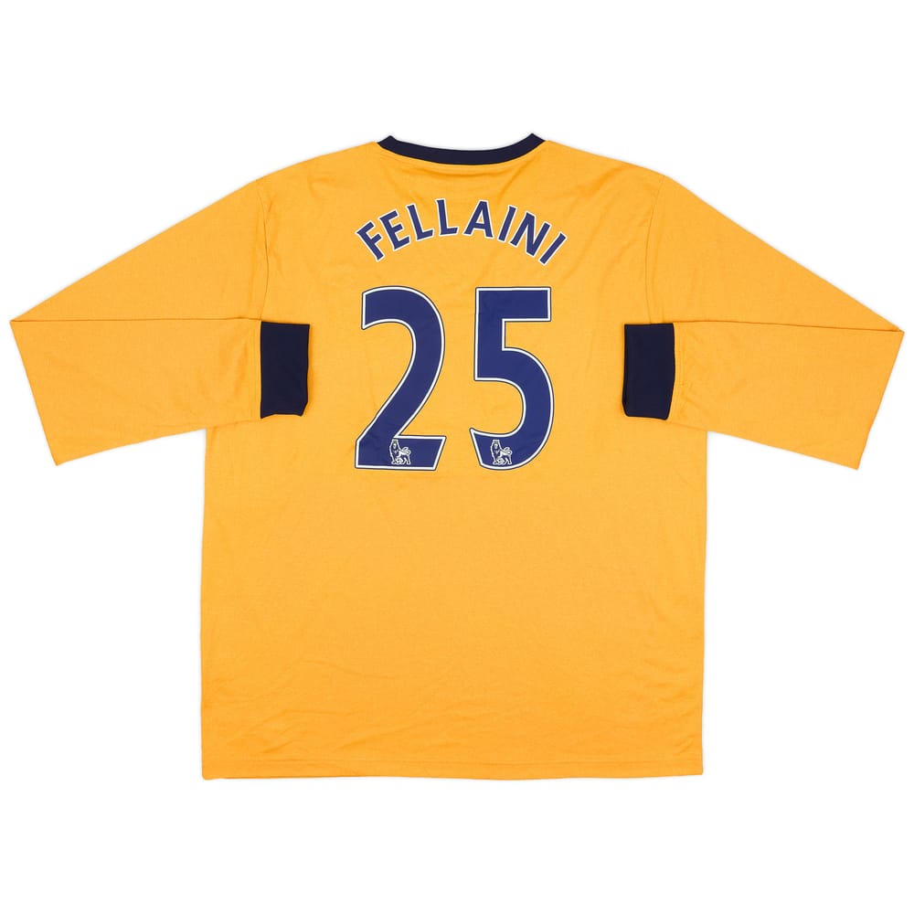 2011-12 Everton Away L/S Shirt Fellaini #25 (XL)